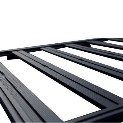 2017 JK Wrangler Roof Rack Powder Coated Luggage Rack e Scala laterale in lega di alluminio