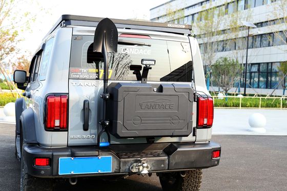 Off-road Nuovo design Power Coating Wrangler Tailgate Box di stoccaggio esterno per il serbatoio 300 BJ40 per il Wrangler JL JK Tank 300 BJ40