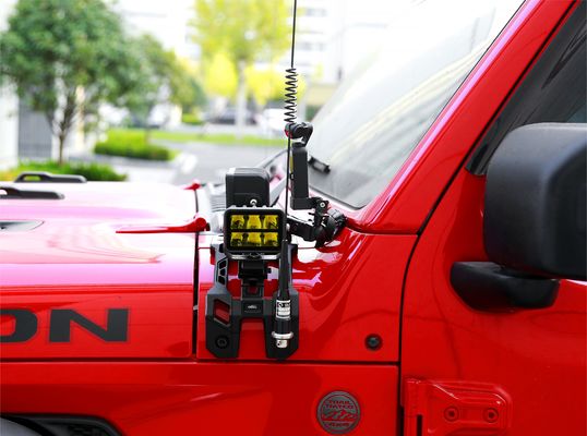 2016-2018 Wrangler Light Mounting Brackets con costruzione in alluminio meccanizzata CNC