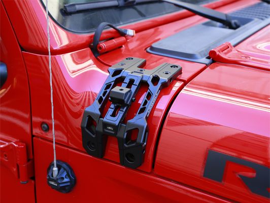 Brackets di montaggio di luce argento Wrangler Off-Road con design altamente meccanizzato CNC