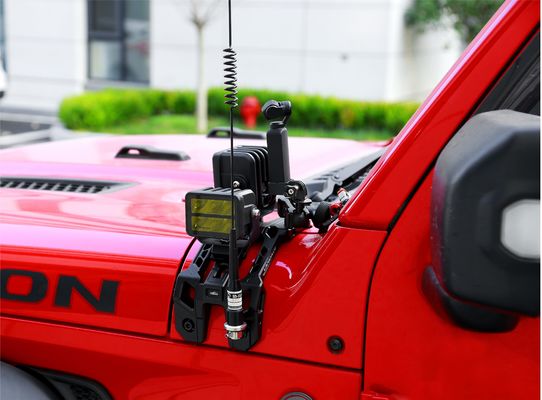 Brackets di montaggio di luce argento Wrangler Off-Road con design altamente meccanizzato CNC
