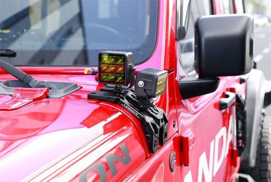Supporti di montaggio leggeri in argento di lega di alluminio per veicoli fuoristrada