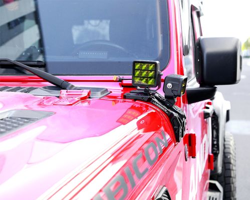 4x4 accessori esterni del veicolo supporti di montaggio leggeri meccanici CNC per Jeep Wrangler