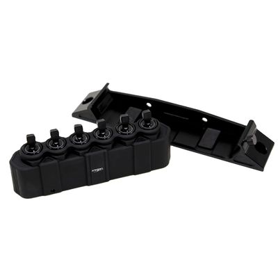 ISO9001 2015 Certificato 6 Gang Aluminium Rocker Switch Panel per il controllo wireless di parti auto