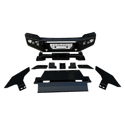 Paraurti anteriore rivestito in polvere per Toyota Hilux Steel Body Kit Bull Bar per 4x4 Off Road