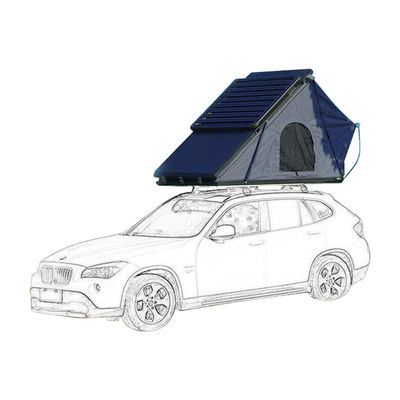 Avvolgimento laterale di auto grigio Avvolgimento triangolare sul tetto 4x4 impermeabile