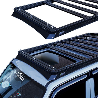 Serbatoio per bagagli a basso profilo in lega di alluminio nero 4X4 300 accessori