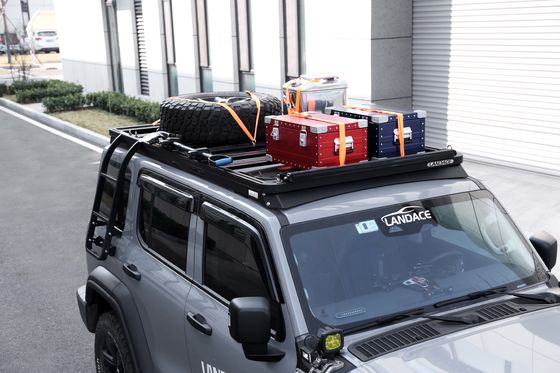 Serbatoio per bagagli a basso profilo in lega di alluminio nero 4X4 300 accessori