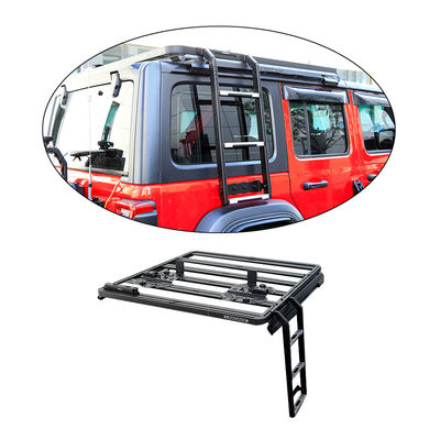 Scalinata di porta posteriore Scalinata laterale rivestita in polvere nera di acciaio per WranglerJL Car Fitment JEEP