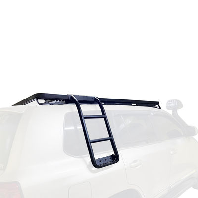 Processo di taglio laser Cesto di tetto in alluminio nero per 4Runner Car Top Cargo Carrier