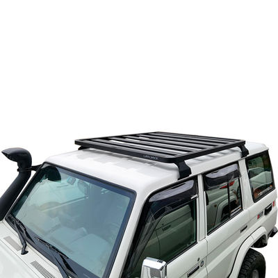 Roof Mount Black Aluminum Alloy Rack per bagagli LC79 Spazio risparmio e durevole