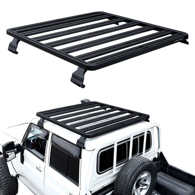 Roof Mount Black Aluminum Alloy Rack per bagagli LC79 Spazio risparmio e durevole