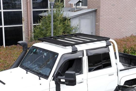 Roof Mount Black Aluminum Alloy Rack per bagagli LC79 Spazio risparmio e durevole