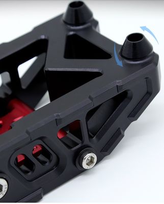 Pedale per pedali a piedi pieghevoli in metallo per accessori esterni di auto