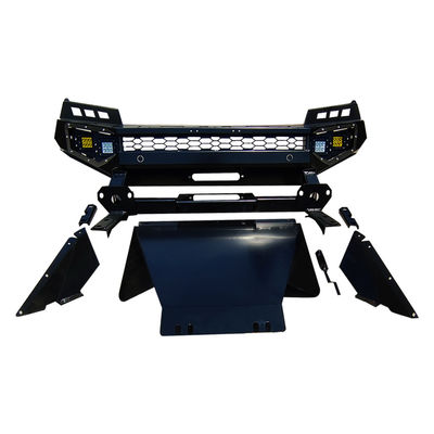 Custom Fit Black Powder Coated Front Bumper Set per Nissan Navara LCV Europe