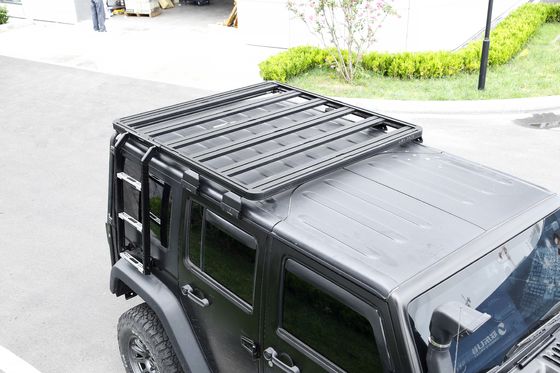 Facile da installare 4X4 Off Road Rack di tetto in alluminio Cargo Platform Basket per Wrangler JK