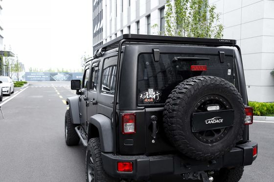 Capacità di carico 200 kg Roof Mount Off-Road Aluminium Roof Rack per 4 porte Wrangler JK