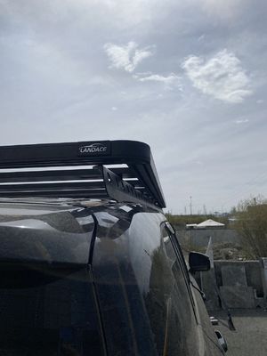 Roof Mount Nero Universale 4X4 Land Cruseir Lc300 Roof Rail Rack Basket Toyota Nero