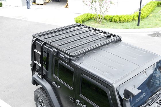 Jeep Wrangler JK Gutta Clamping Montaggio Aluminico Leggio Roof Rack Bagaglio Bracket Gear Piattaforma