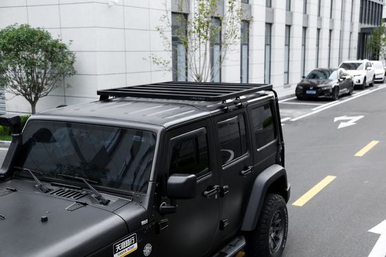 Jeep Wrangler JK Gutta Clamping Montaggio Aluminico Leggio Roof Rack Bagaglio Bracket Gear Piattaforma