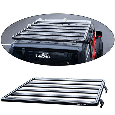 Universal Car Roof Rack Basket E-coat Powder Coat Finish per Jeep Wrangler sul tetto
