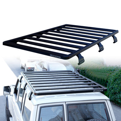 LC200 Car Roof Rack Leggio di alluminio Universal Roof Rack 4x4 con processo di taglio laser