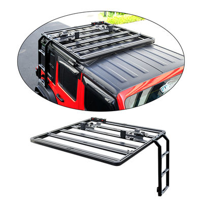 18-23 Wrangler Rubicon Jeep Fitment Universal Aluminum Roof Rack per veicoli fuoristrada