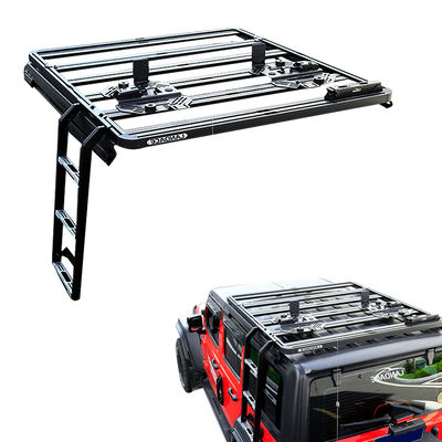 18-23 Wrangler Rubicon Jeep Fitment Universal Aluminum Roof Rack per veicoli fuoristrada