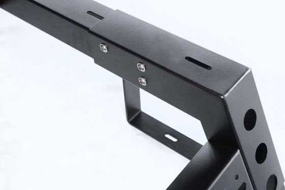 Ford Ranger Jeep Tacoma Tundra Hilux Truck Bed Rack con disegno regolabile e argento