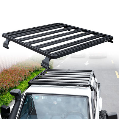 LC79 Rack nero per il tetto di un'auto con lega di alluminio resistente alla corrosione e alla ruggine
