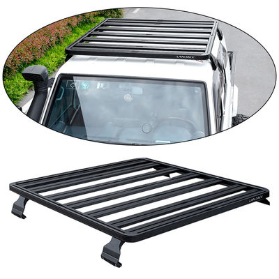 LC79 Rack nero per il tetto di un'auto con lega di alluminio resistente alla corrosione e alla ruggine