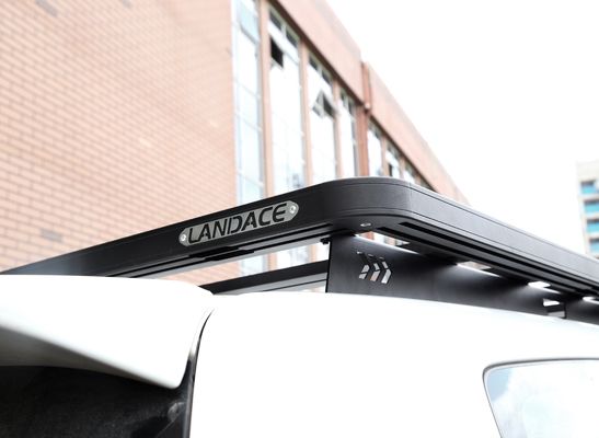 1500*1380*44mm Nero Parti di veicoli Piattaforma di staffa per tetto in alluminio Staffa per tetto auto per Toyota LC200 corto