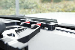 4x4 nero portatelefoni dash per veicoli con supporto per console centrale ad angolo flessibile SET D