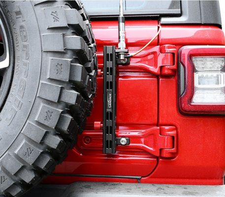 Supporto per il palo di bandiera in alluminio alto nero per 4x4 Off Road Auto Parts Jeep Wrangler