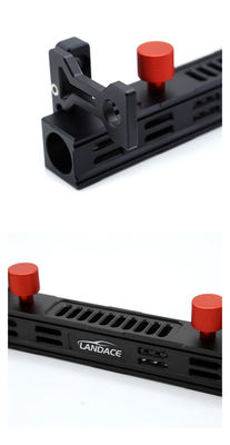 2016-2018 JEEP Black Aluminum Flagpole Holder Bracket per parti e accessori per auto