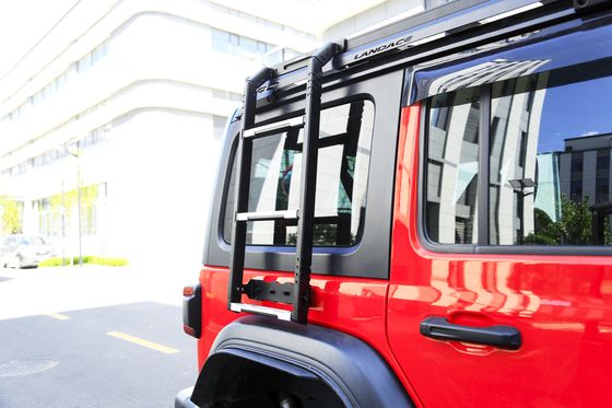 2023 Design Stainless Steel 304 Side Ladder per Jeep Wrangler JL 4x4 Car Flat Roof Rack