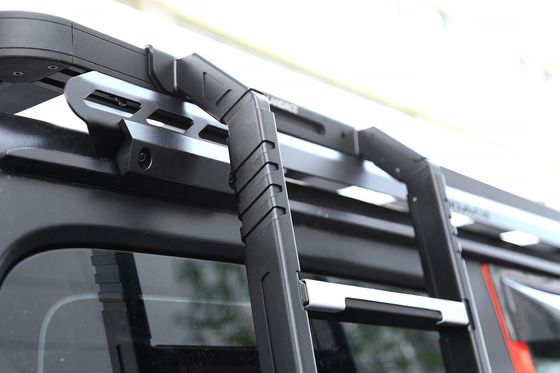 Roof Mount 4*4 Offroad Auto Auto Parts Steel Black Roof Rack con 2 scale laterali per Jeep Wrangler Jl