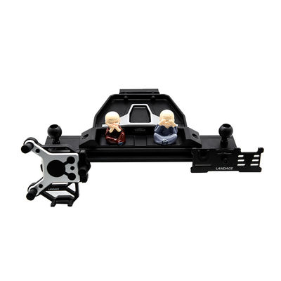 Console centrale di lega di alluminio ad anodizzazione rigida meccanizzata CNC per serbatoio JEEP 300