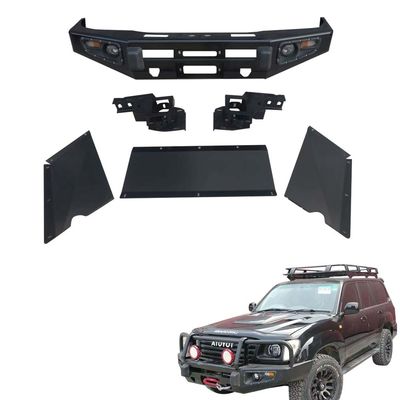 Migliora l'aspetto e le prestazioni della tua Toyota LC100 con questo paraurti anteriore 4x4 Bull Bar