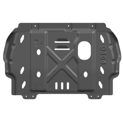 Aluminico sotto il corpo Protezione motore anteriore Piastra di pattinaggio per Dodge Ram1500 Corrispondenza auto originale