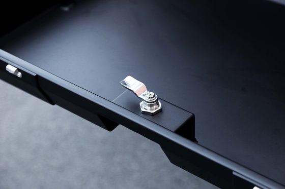 Cassa in lega di alluminio nera 4*4 Off Road Cassa da campeggio Cucina Scatola di stoccaggio Scatola per Jeep Wrangler