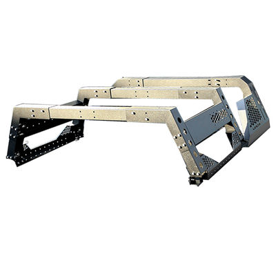 63KG N.W Silver Aluminum Bed Rack per Toyota Hilux Pickup Trucks e 4x4 Accessori