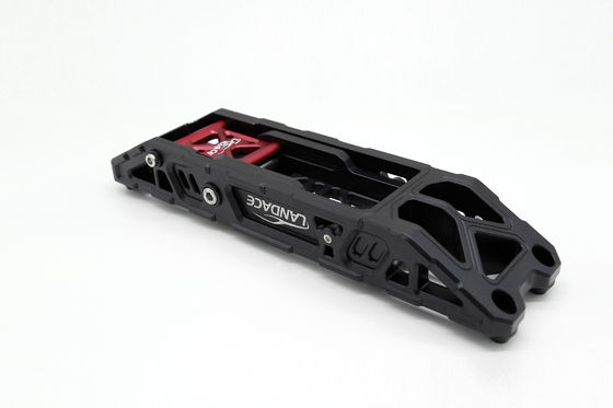 Facile da installare Pedale passo per porta auto pieghevole nera per Jeep Wrangler 2 pezzi Nero