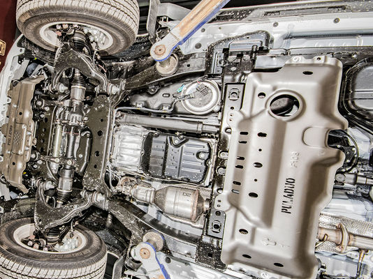 Funzione di protezione Protezione motore Piastra di scivolo sotto copertura Piastra di scivolo per Toyota Prado