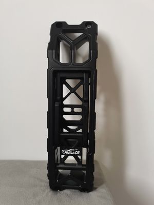 Scala di porta laterale in lega internazionale di alluminio nera per Jeep Wrangler High- Black