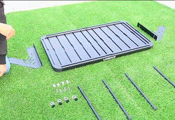 Off Road Alumini Jeep Wrangler JL Cargo Storage Rack con tavolo elegante e pratico