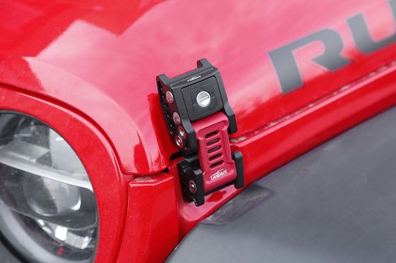 Kit di cattura con cappuccio nero in lega di alluminio per la personalizzazione esterna del SUV WranglerJL