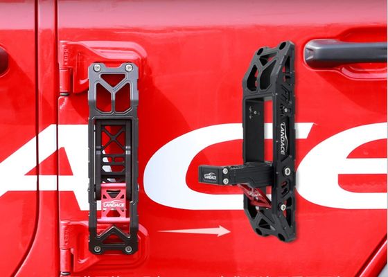 2018-2022 Wrangler Argento Nero Auto Pieghevole Porta laterale Pedale di supporto