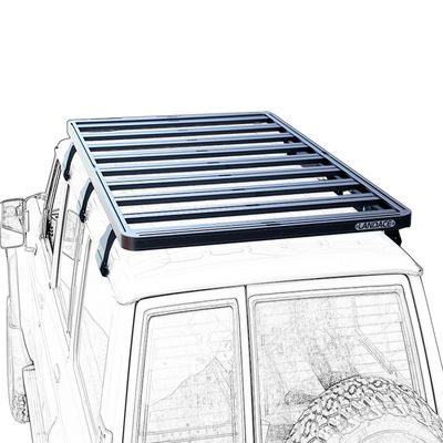 High-NISSAN Y60 Pickup Truck Roof Rack con alta lega di alluminio e montaggio sul tetto