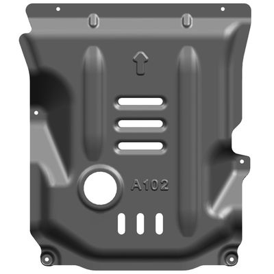 Alfa Romeo Giulia Protezione motore con magnesio alluminio legata Skid Plate in nero